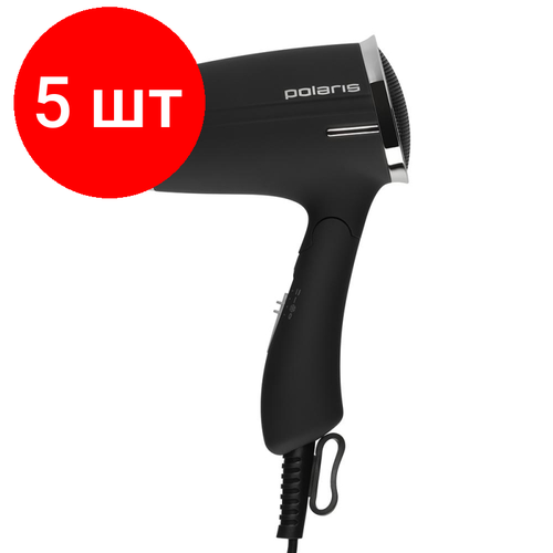 Комплект 5 штук Фен POLARIS PHD 1464T черный 1527500₽