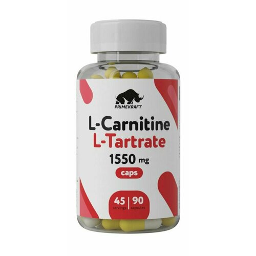 фото Жиросжигатель l-карнитин l-тартрат в капсулах primekraft l-carnitine l-tartrate caps prime kraft