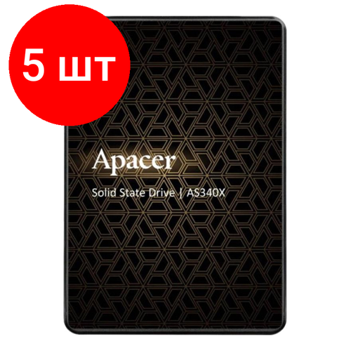 Комплект 5 штук SSD накопитель Apacer SSD PANTHER AS340 240Gb SATA 25AP240GAS340XC-1 1679900₽