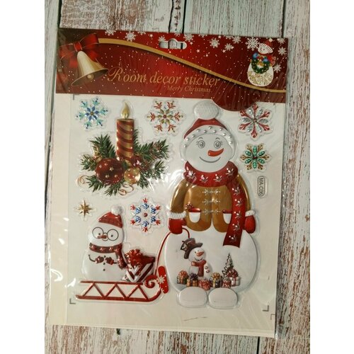 Новогодние наклейки