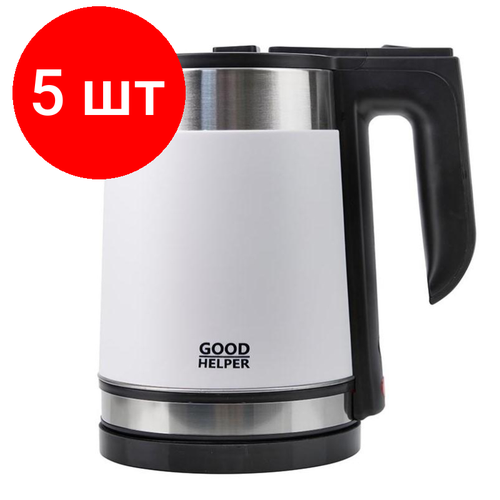 Комплект 5 штук Чайник GOODHELPER KPS-185C 18л 1800Вт белый 993200₽