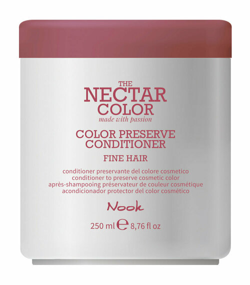 Кондиционер для ухода за тонкими окрашенными волосами Nook The Nectar Color Color Preserve Conditioner Fine Hair