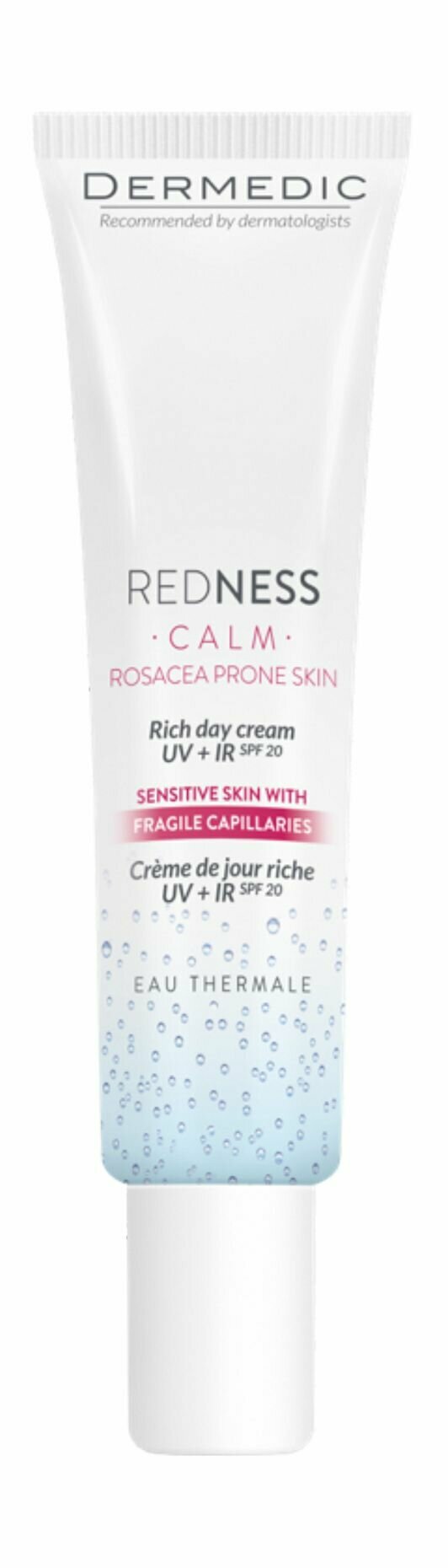 Питательный дневной крем для лица Dermedic Redness Rich Day Cream SPF 20