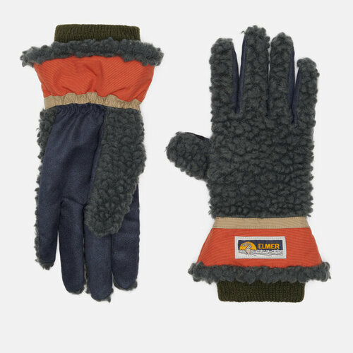 Перчатки , подкладка, размер L, зеленый