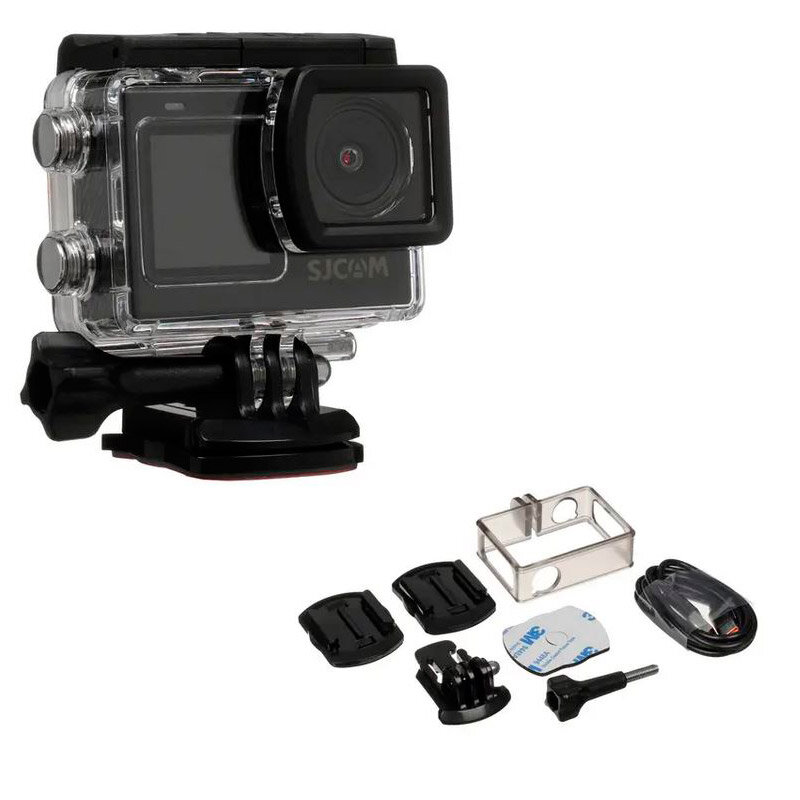 Экшн-камера SJCAM 4K 60FPS, Six-axis gyroscope stabilization, Dual Screen - фото №5