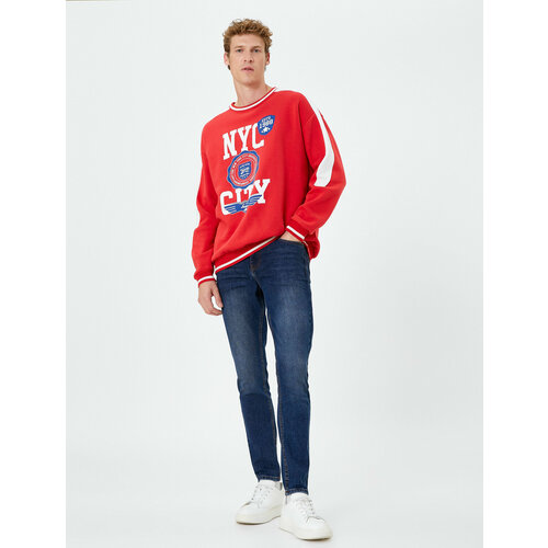 фото Джинсы koton, размер 31/32, синий