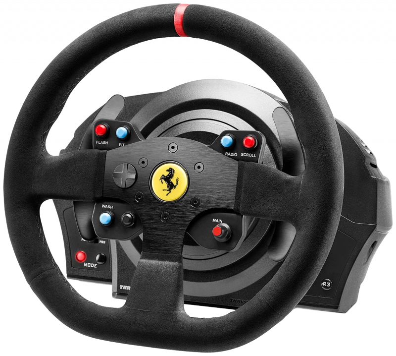 Комплект Thrustmaster T300 Ferrari Integral Racing Wheel Alcantara Edition, черный