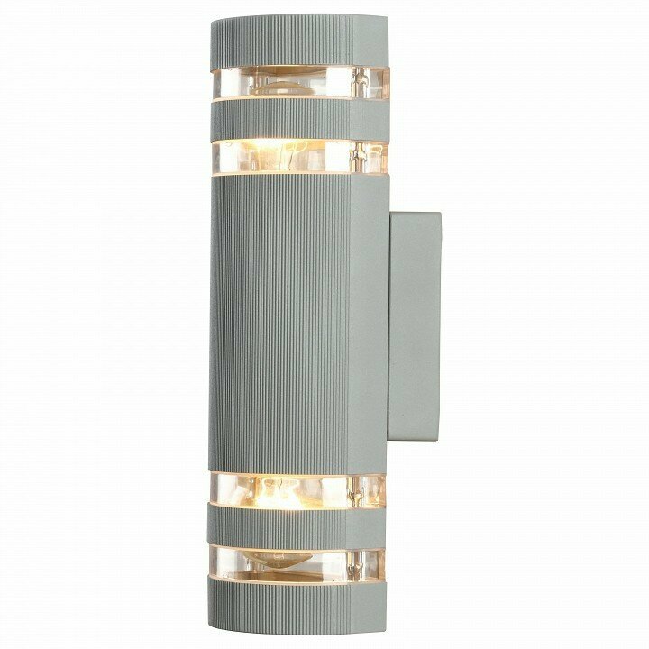 Светильник на штанге Arte Lamp Metro A8162AL-2GY Цвет арматуры серый Цвет плафонов прозрачный