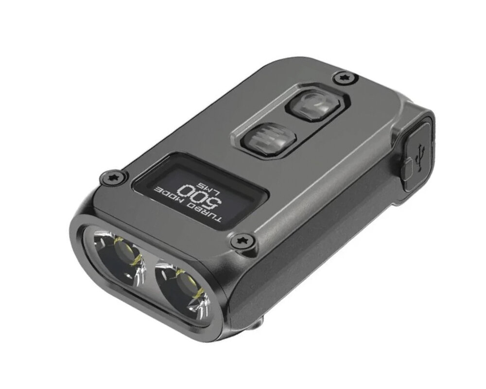 Светодиодный фонарь брелок Nitecore TINI 2 Grey