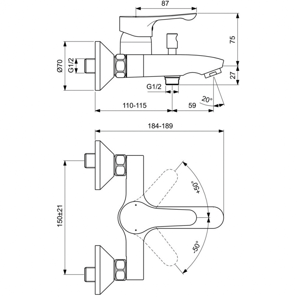 Смеситель для ванны Ideal Standard - фото №3