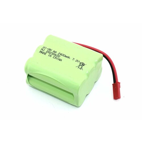 Аккумулятор Ni-Mh 7.2V 2400 mAh AA Row разъем JST аккумулятор ni mh 7 2v 2400 mah aa row разъем sm