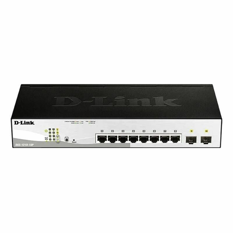 Коммутатор D-Link DGS-1210-52/FL Managed L2 Switch 48x1000Base-T 4xCombo 1000Base-T/SFP Surge 6KV CLI