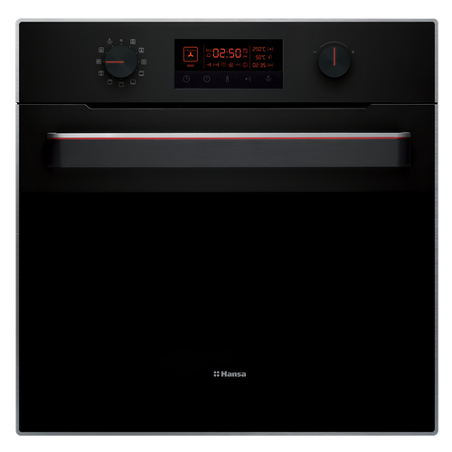Электрический духовой шкаф Hansa BOES695010 черный 4237400₽