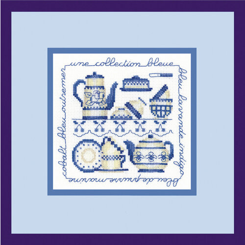 Набор для вышивания: Collection Bleue Коллекция в голубом le boheur des dames 2245 le bonheur des dames набор для вышивания кухня 7 х 9 см 1410