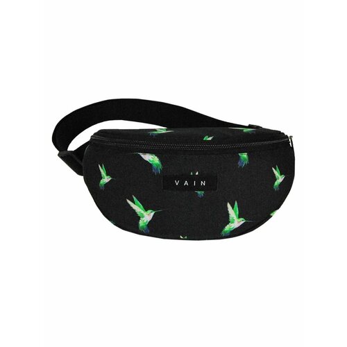 фото Сумка поясная vain сумка поясная с принтом, бирюзовый, черный