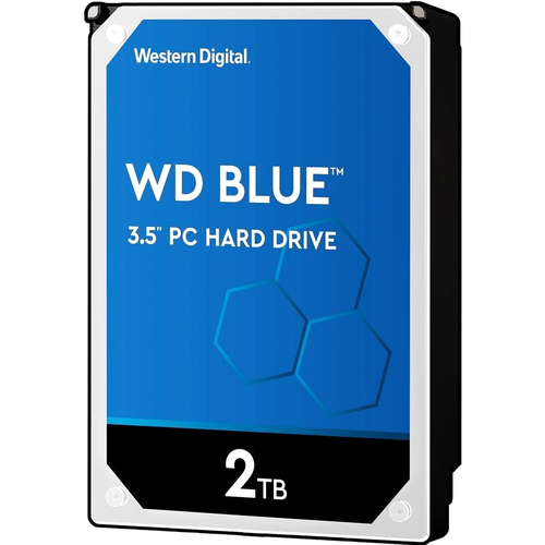 Жесткий диск Western Digital HDD SATA-III 2Tb Blue WD20EARZ, 5400rpm, 64MB buffer (аналог WD20EZRZ), 1 year внутренний жесткий диск 3 5 3tb western digital wd30purz 64mb 5400rpm sata3 purple