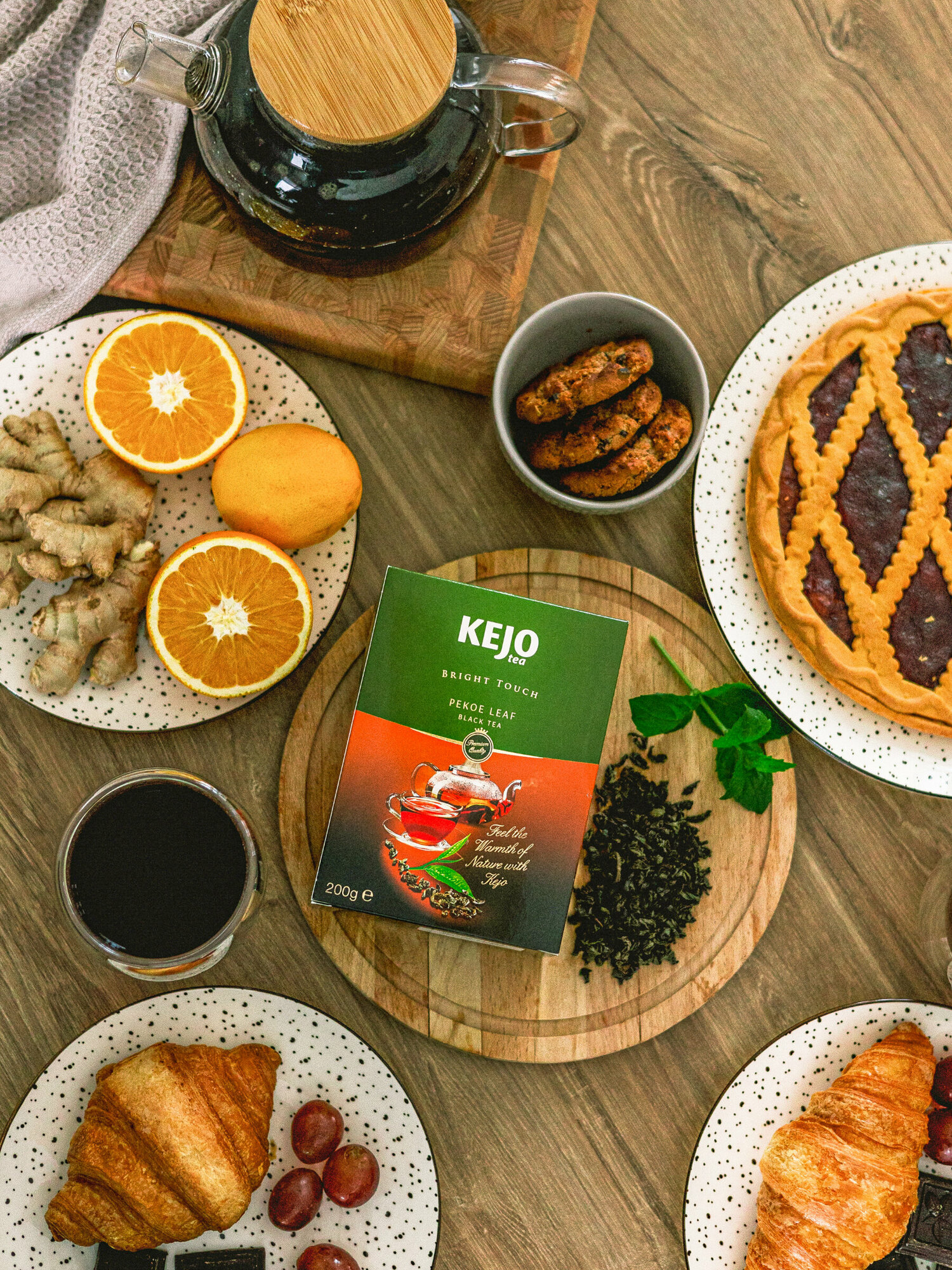 Чай черный BRIGHT TOUCH PEKOE LEAF KejoTea, 200гр Kejo Tea - фото №7