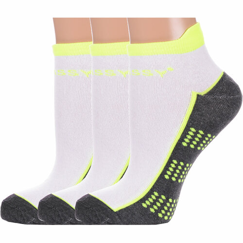 фото Носки красная ветка, 3 пары, размер 23-25, белый