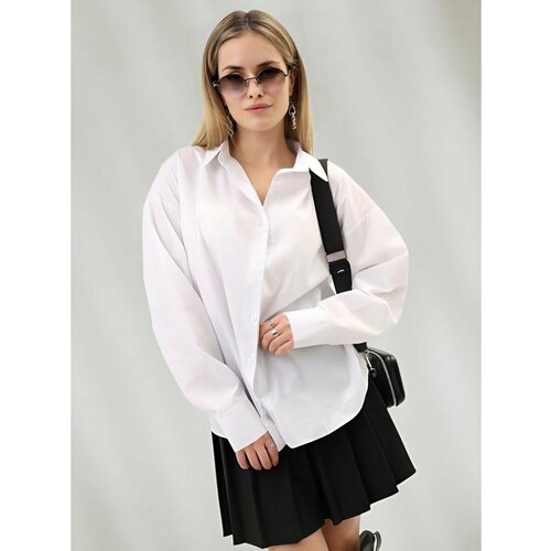 фото Рубашка , размер 48, белый modavo