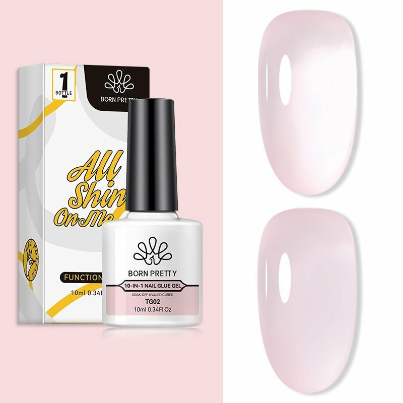 Born Pretty, Универсальный гель 56913-02 10-in-1 Nail Glue, 10 мл