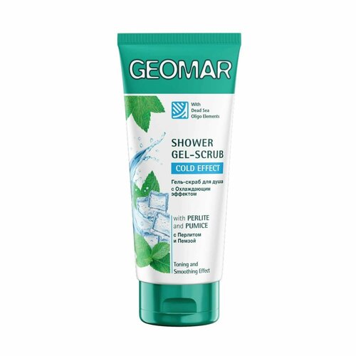 GEOMAR Гель-Скраб с охлаждающим эффектом для тела Shower Gel Scrub Cooling Effect