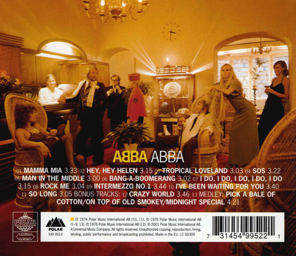 ABBA Abba CD Мистерия звука - фото №2