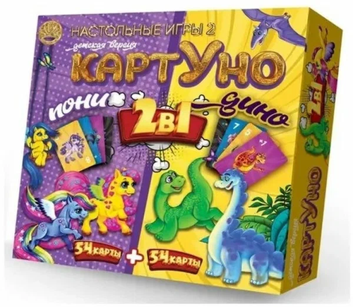 Настольная игра для детей Лапландия, 2 в 1, КартУно 