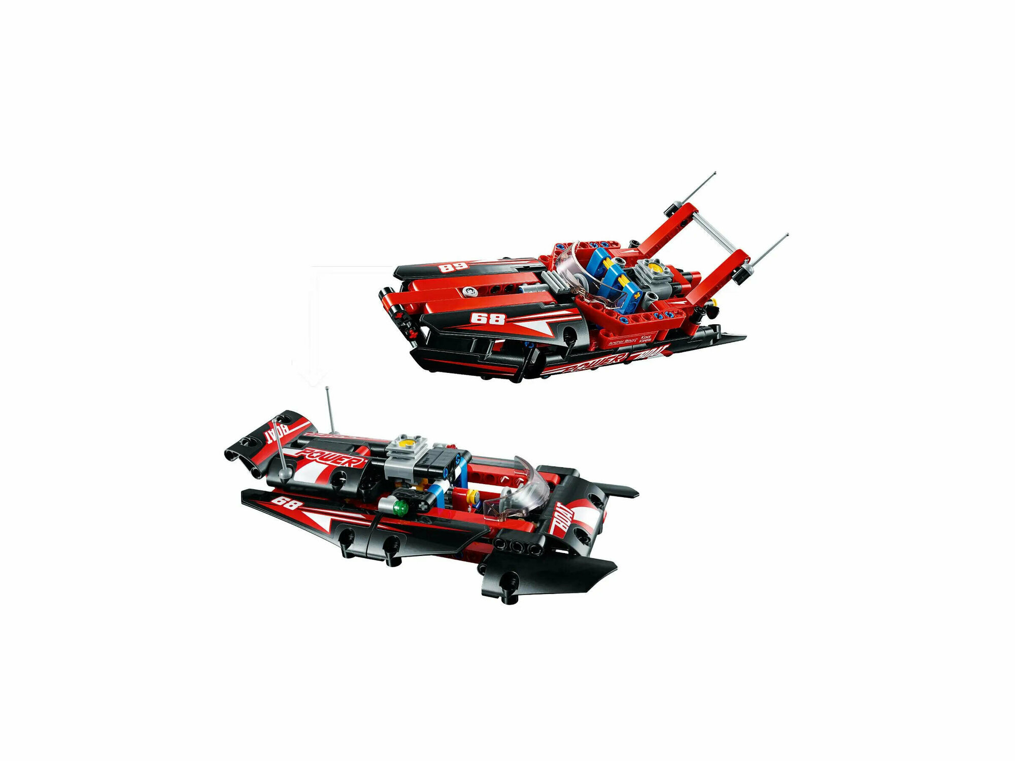 Lego Technic 42089 Моторная лодка Конструктор - фото №14