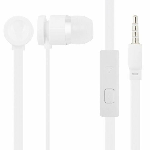 Наушники проводные с микрофоном inkax EP-06 MiniJack 35мм 12 метра белые 32500₽