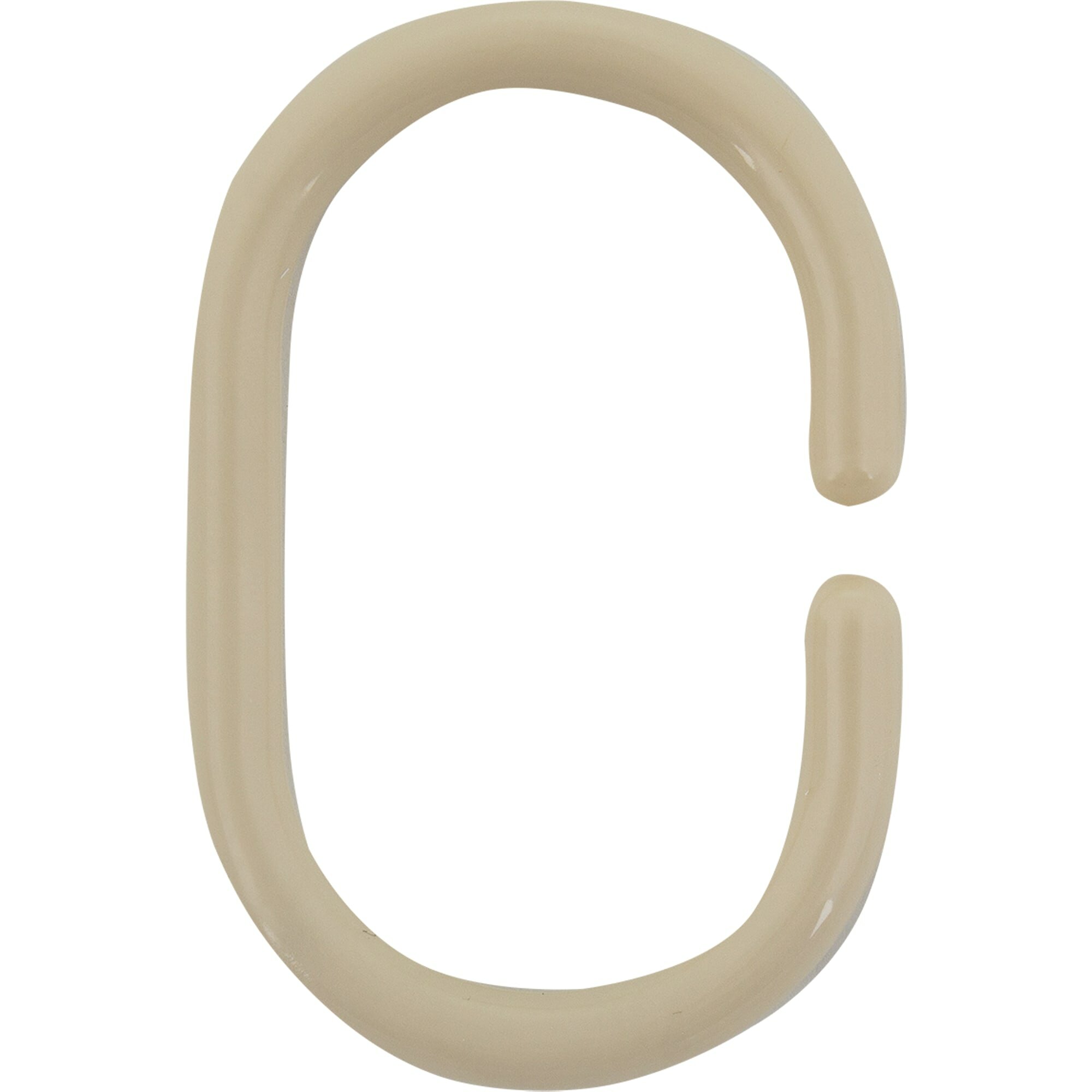 фото Кольца для шторок Sensea пластиковые цвет бежевый 12 шт.