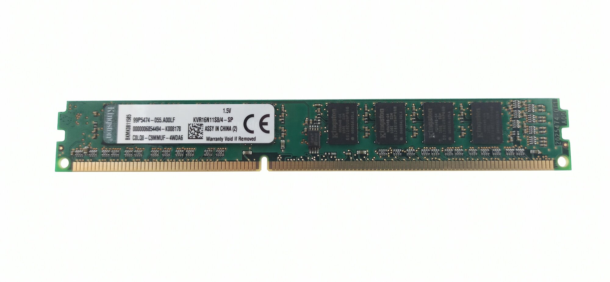 Память оперативная DDR3 4Gb PC12800 1600Mhz Kingston