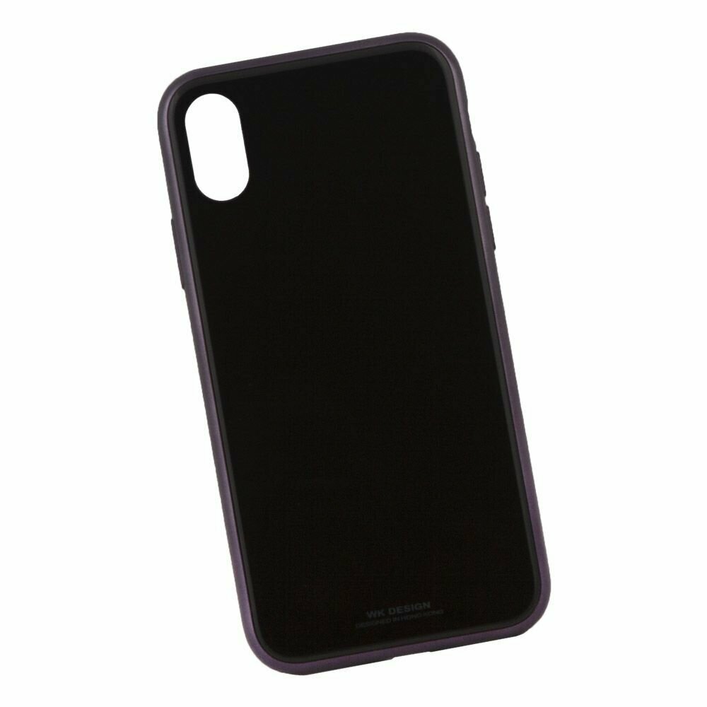 Чехол для смартфона Apple iPhone X WK Berkin Series стекло, черный