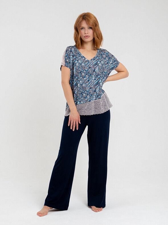 Комплект Lilians размер 100-82-106 синий