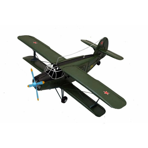 ANTONOV-2 / декоративная модель антонов АН-2 ввс СССР металл (длина 50 см)