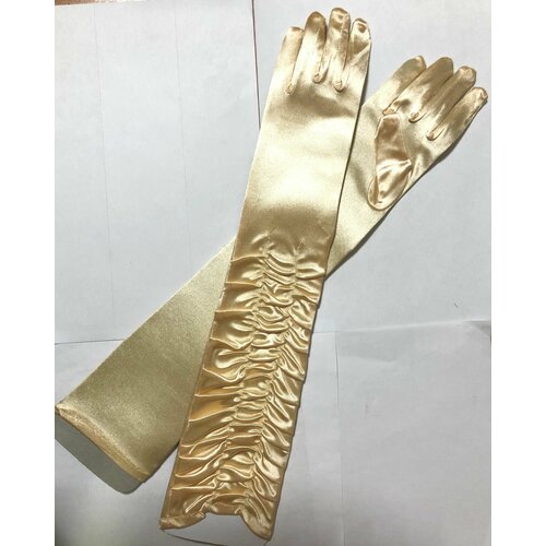 фото Перчатки , размер onesize, бежевый нет бренда