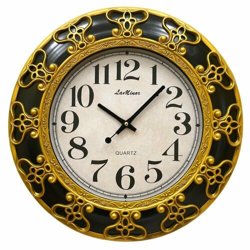 Настенные часы LA MINOR 7255-A золото