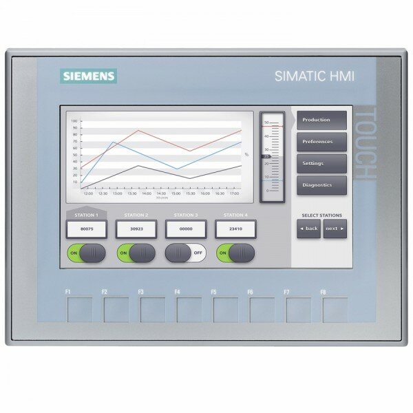 SIMATIC HMI, Панель оператора KTP700 BASIC, из серии BASIC, кнопки и сенсорное управление, TFT-дисплей/ Siemens 6AV2123-2GB03-0AX0 — фото 4