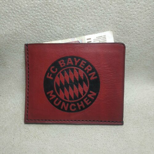 Картхолдер , фактура матовая, красный