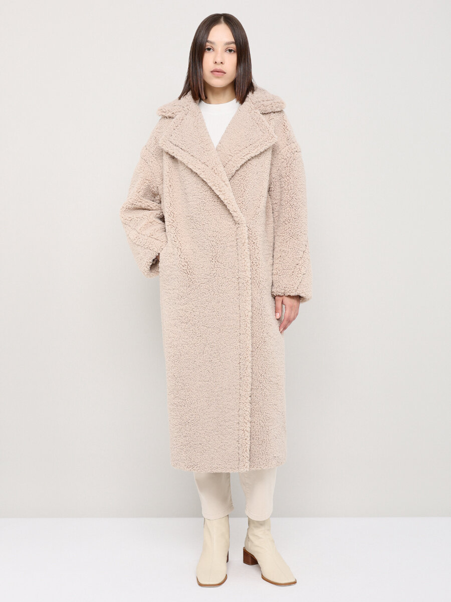 Трендовая шуба oversize из экомеха