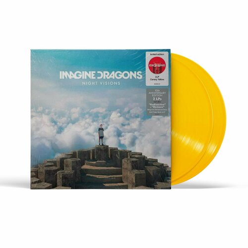 виниловая пластинка imagine dragons night visions limited exclusive edition Imagine Dragons - Night Visions (2LP) Canary Yellow Vinyl Limited Edition Виниловая пластинка