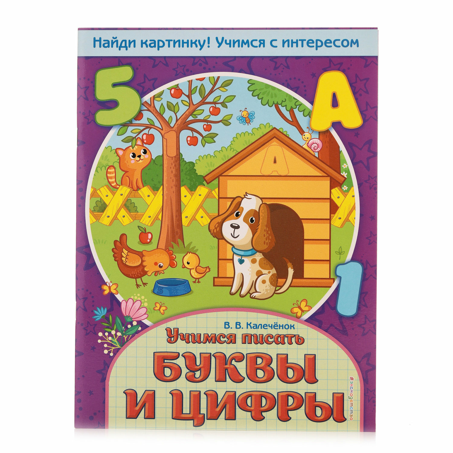 Учимся писать буквы и цифры (Калечёнок Вера Владимировна) - фото №1