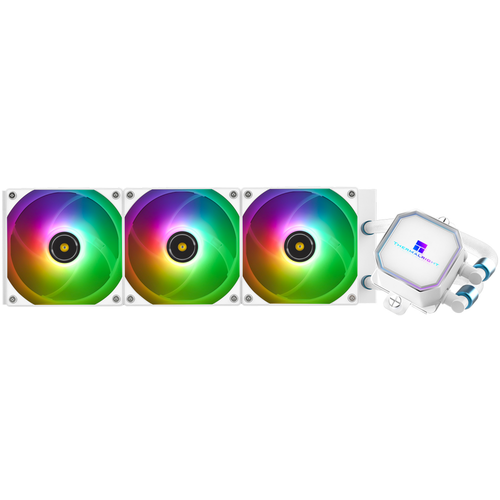 кулер для процессора alseye n120w se cov lga 1700 1200 115x 775 am5 am4 2011 1366 белый Система жидкостного охлаждения Thermalright Frozen Prism 360 White ARGB (F-PRISM-360-WH-ARGB)