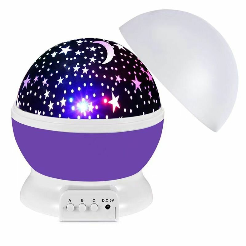 Световая установка-ночник (USB) Огонек OG-LDS31 Фиолетовая