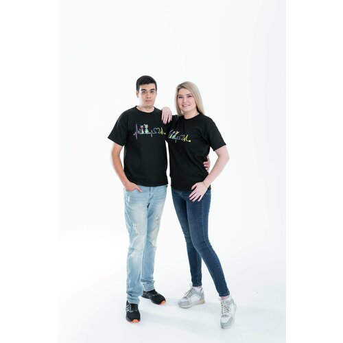 фото Футболка karim, размер 52, черный