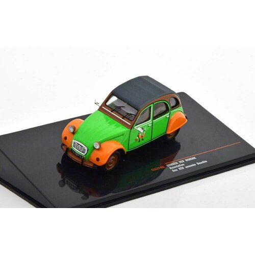 CITROEN 2 CV (1978), green / orange, масштабная модель автомобиля коллекционная dinky toys 011500 2cv citroen orange atlas 1 43 alloy diecast car model