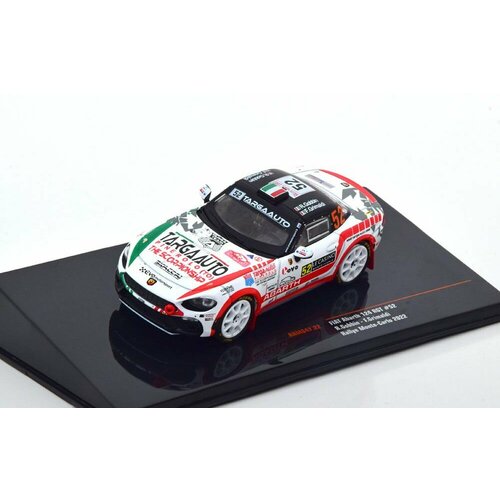 FIAT Abarth 124 RGT №52 Gobbin/Grimaldi Rally Monte Carlo(2022), масштабная модель автомобиля коллекционная car phone holder air vent clip mount mobile cell stand smart phone gps holder for fiat abarth 595 abarth 500 abarth 124 spider