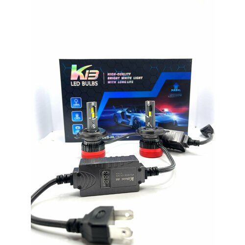 Led BULBS K13 Лампы 180w 5500k Цоколь Н4