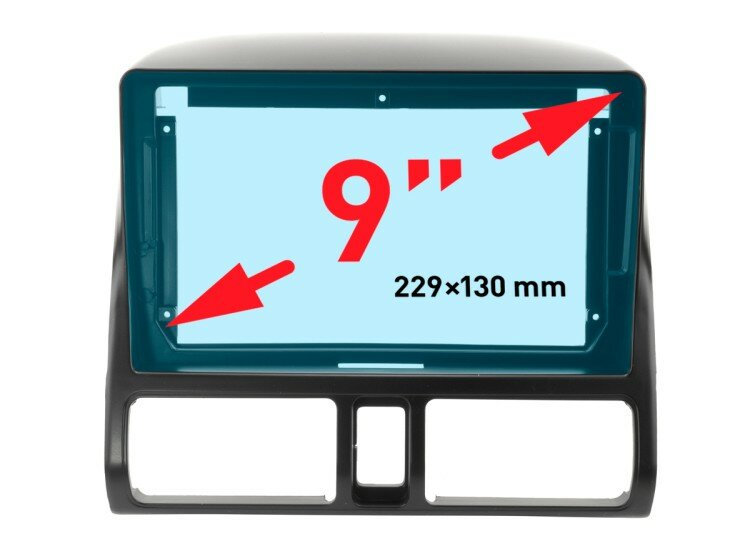 Рамка переходная INCAR RHO-FC294 для XTA HONDA CR-V 2001-2006 9" - фото №9