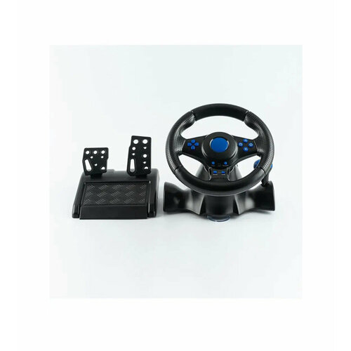 Игровой руль с педалями 3в1 Vibration Steering К-360 для PS3, PS2, PC, МА-7 игровой руль джойстик с педалями