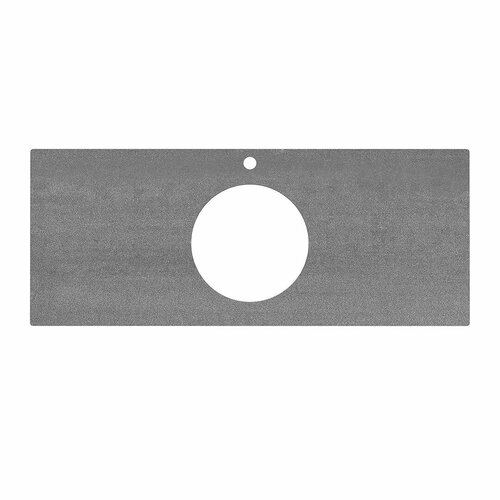 PL5. DD500600R/120 Спец. изделие декоративное для накладных раковин Про Дабл 120, антрацит 48*117 кер